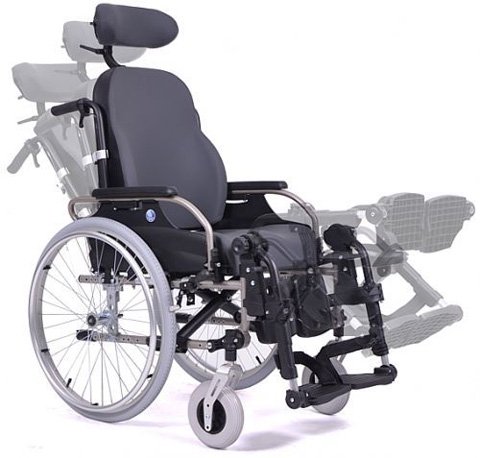 Кресло-коляска механическая с приводом от обода колеса многофункциональная V300+30° comfort