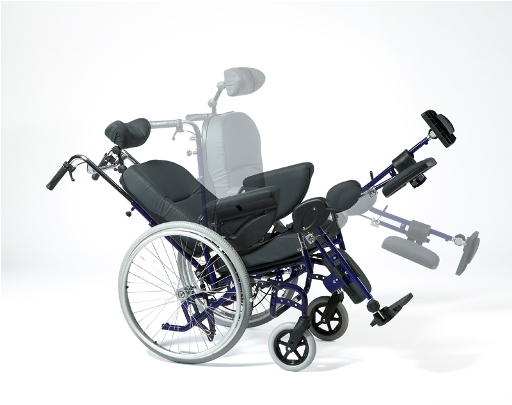 Кресло-коляска механическая с приводом от обода колеса многофункциональная Serenys